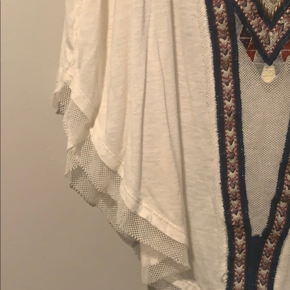 free people open shoulder shirt - Picture 4 of 6